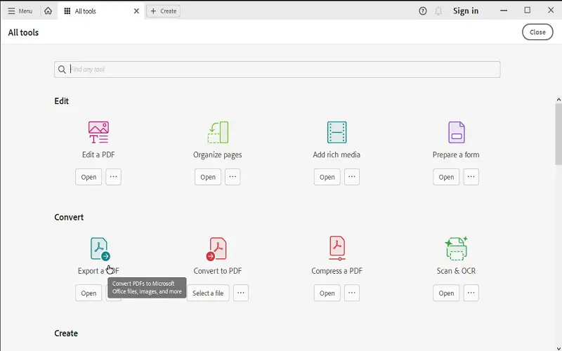 Adobe Acrobat 1